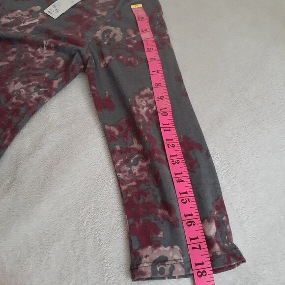 Soft Surroundings NWT Women's Size M Gray Purple Printed Scoop Neck Midi Dress - Picture 11 of 13